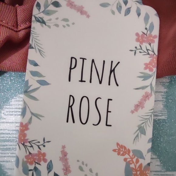 PINK ROSE WARM SPICE PUMPKIN COLORED SHORT SLEEVES NWT 1 POCKET TUNIC SIZE M - Picture 6 of 9